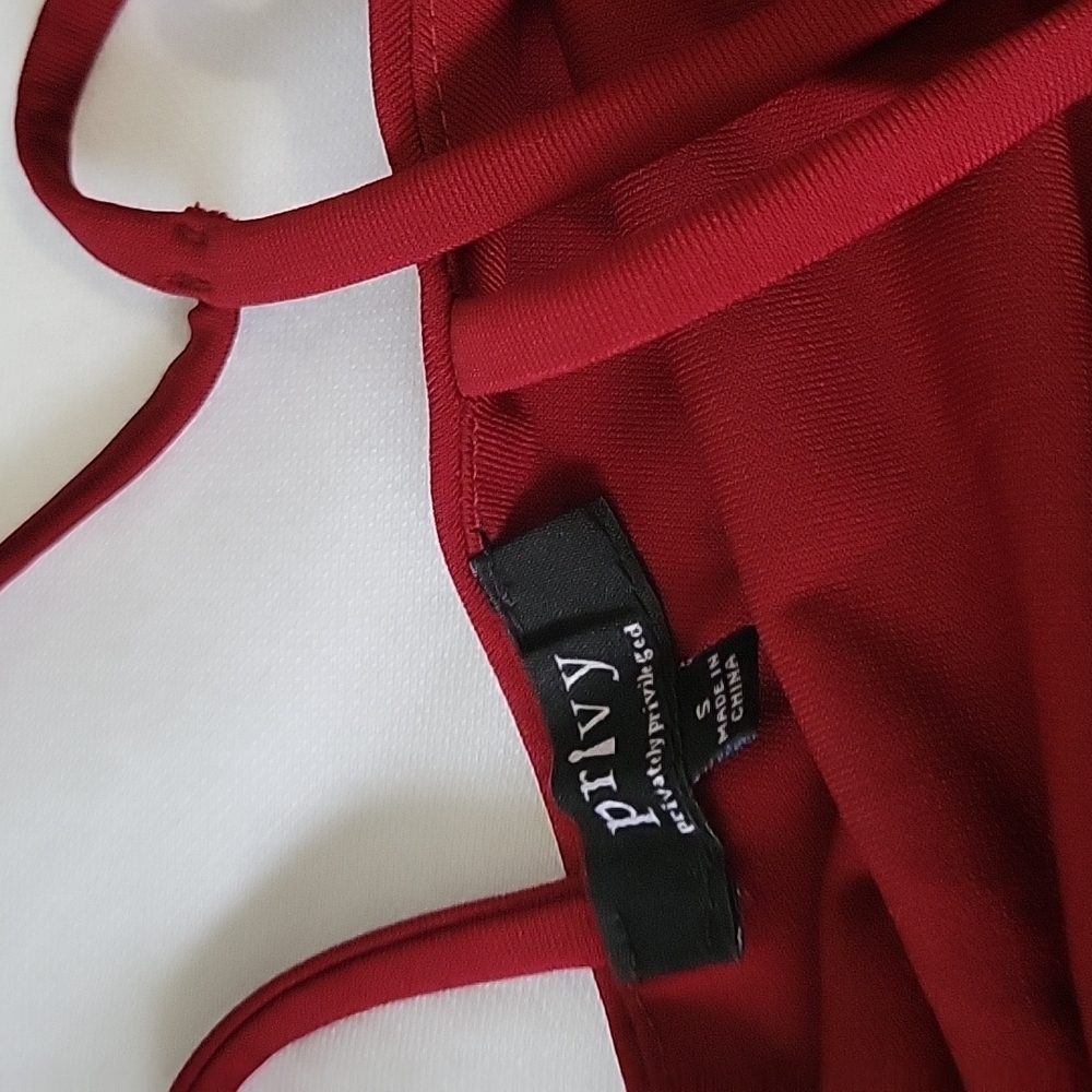Privy|Burgundy Dress|Size Small| - Picture 9 of 16